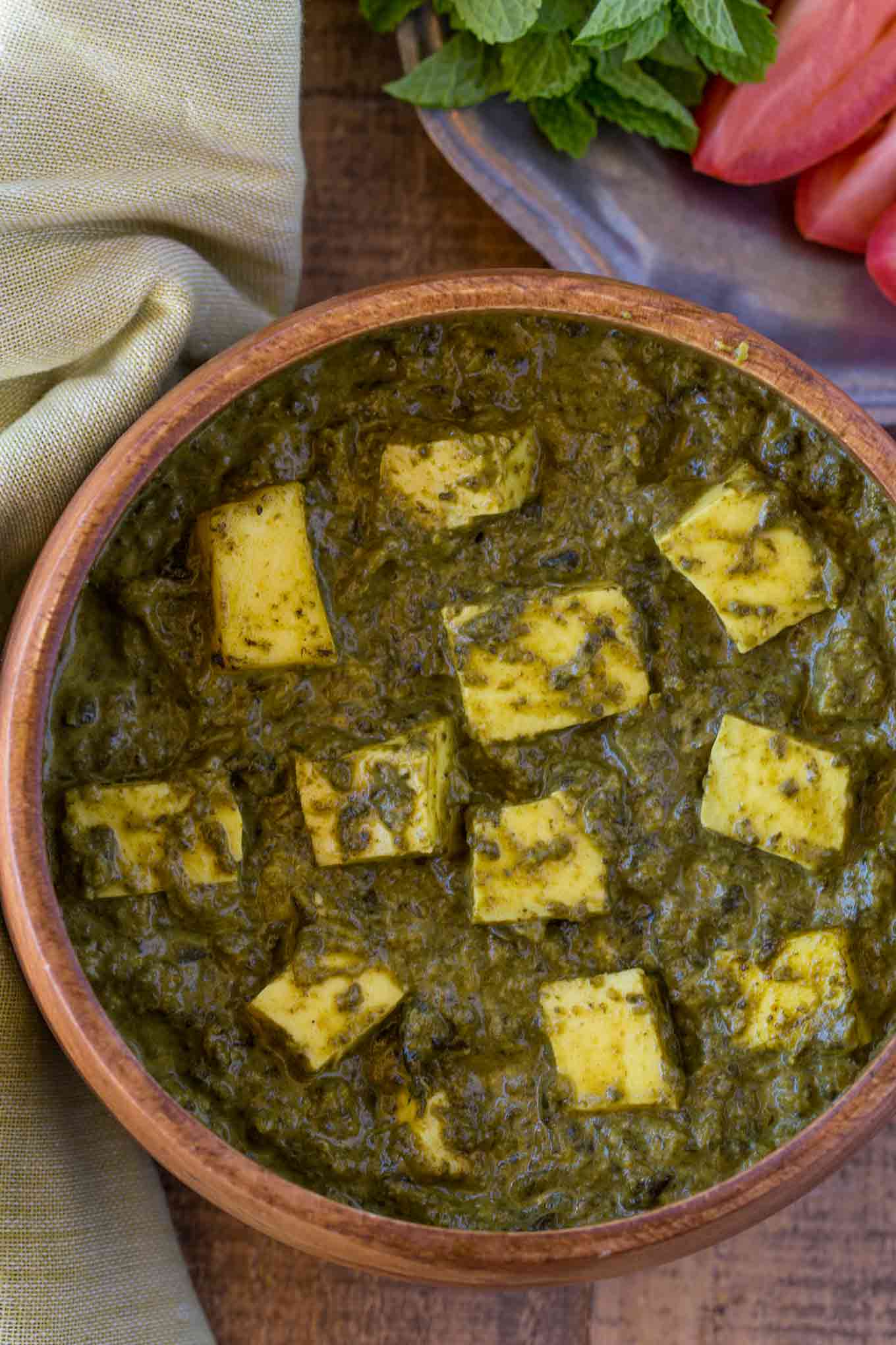 Saag-Paneer-2 Cooked Yogurt